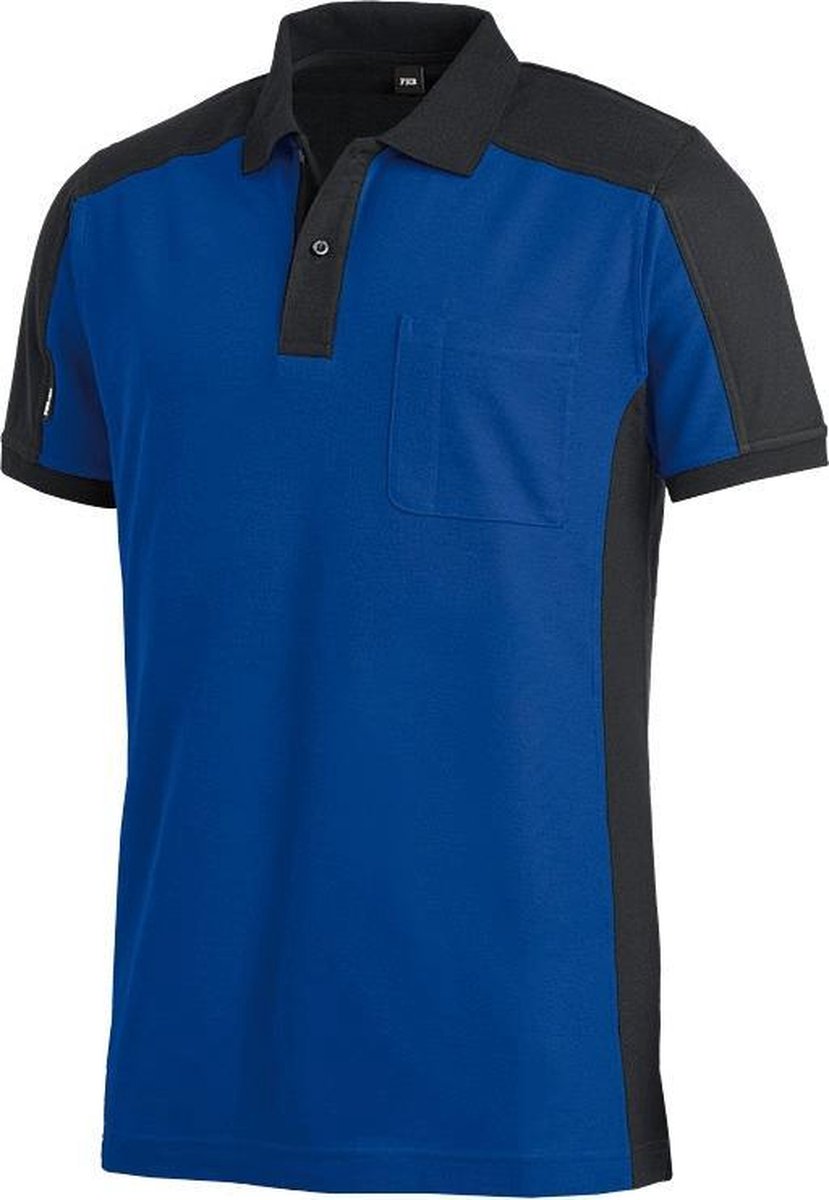 FHB KONRAD Poloshirt 91490 - Korenblauw-Zwart - L