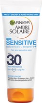 Garnier Ambre Solaire Sensitive Expert+ Zonnebrandcrème SPF 30 - Hypoallergeen - Gezicht