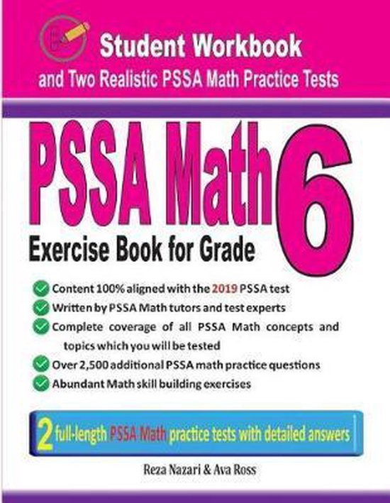 Pssa Math Exercise Book for Grade 6 - cover