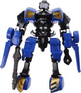 Jonotoys Robot Transformer Auto Blauw 18 Cm
