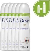 Dove Invisible Dry Women - 6 x 75 ml - Deodorant Spray - Voordeelverpakking