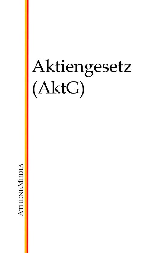 Aktiengesetz (AktG) - cover