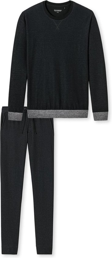 Schiesser Heren Pyjama Zwart-52 | bol.com