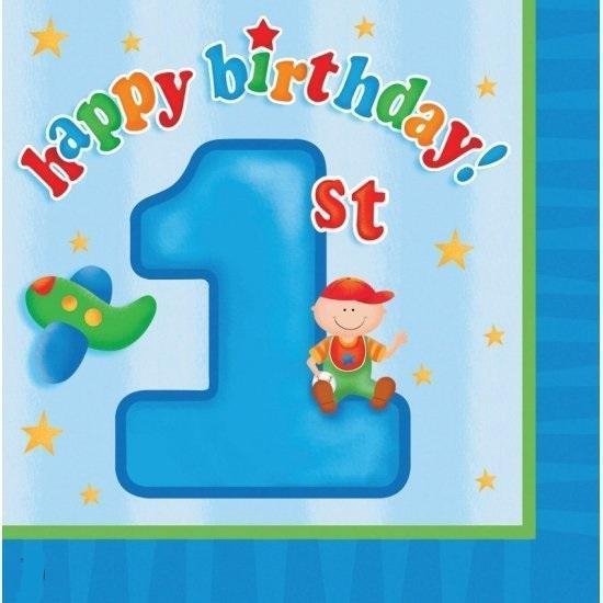 Servetten voor verjaardag, 40 stuks, Happy Birthday-servetten, zwart, tafeldecoratie, verjaardagsservetten, vierzijdige print, voor universele servetten, verjaardagsdecoratie, jongens en meisjes