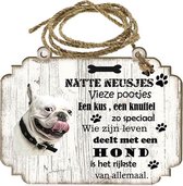 Spreukenbordje Hond: Bulldog