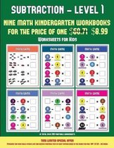 Worksheets for Kids (Kindergarten Subtraction/taking away Level 1)