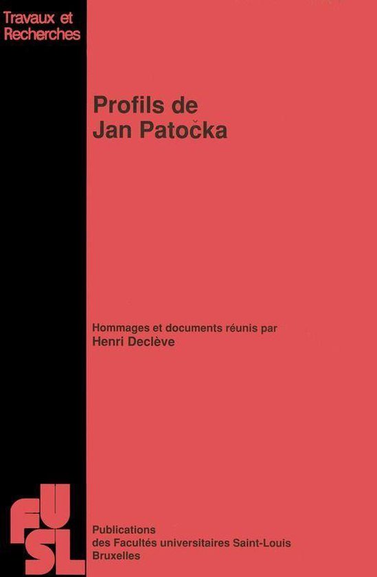 Travaux et recherches - Profils de Jan Patočka