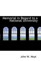 Memorial in Regard to a National University