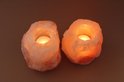 Himalaya Zoutsteen theelicht - waxinehouder (2 stuks) Himalaya Zoutsteen theelicht - waxinehouder (2 stuks)
