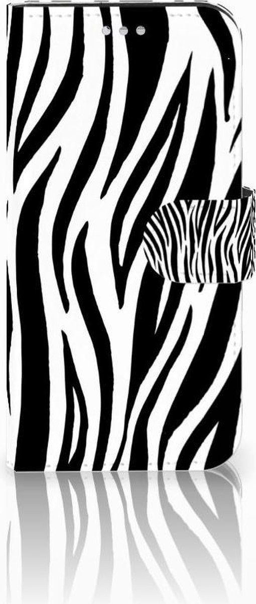 Samsung Galaxy S7 Telefoonhoesje met Pasjes Zebra