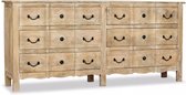 Ladekast Mango hout dressoir Sidetafel Bijzettafel 200x40x90 cm / schoenenkast / dressoir kast / gangkast schoenen kast / wandkast / commode kast / opbergkast