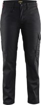 Blaklader Dames Werkbroek Industrie 7104-1800 - Zwart/Rood - D20
