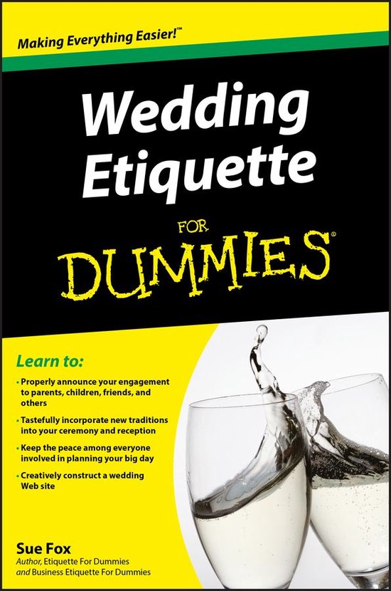 Wedding Etiquette For Dummies - cover