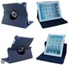 iPad Air Beschermhoes - Multi-stand Case  360 graden draaibare Beschermhoes - Donker Blauw