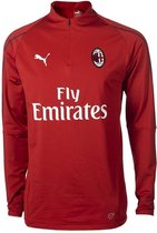 PUMA AC Milan Trainingstrui 2018/2019 Heren - Chili Pepper/Puma White