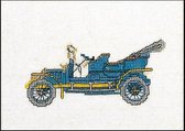 Thea Gouverneur Borduurpakket 1056A Aurto Opel 1909 - Aida stof 100% katoen