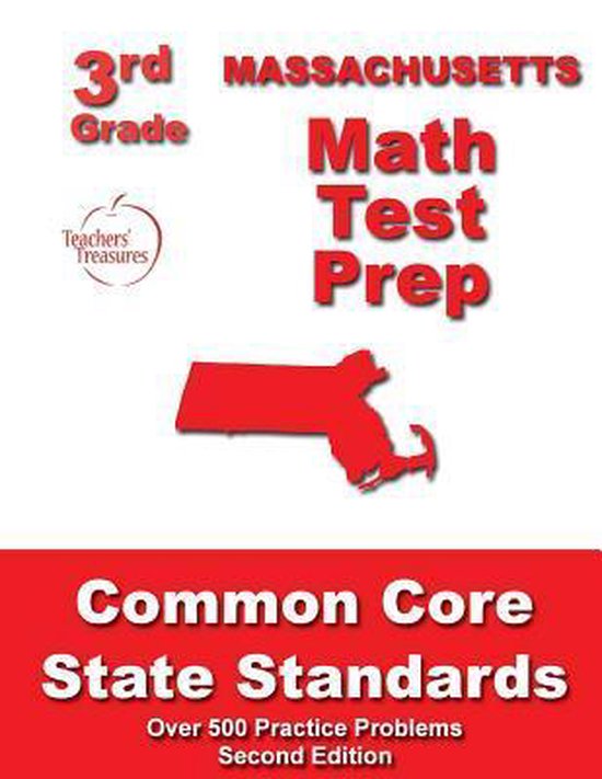 Massachusetts 3rd Grade Math Test Prep - cover