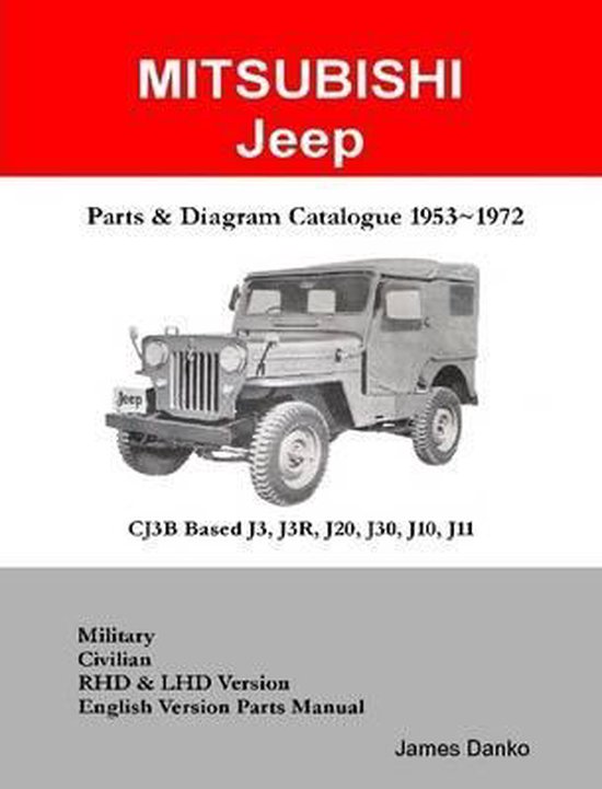 Mitsubishi Jeep CJ3B Based J3R, J20, J30 Parts & Diagram