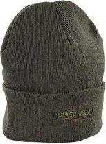 Swedteam knitted cap groen | muts