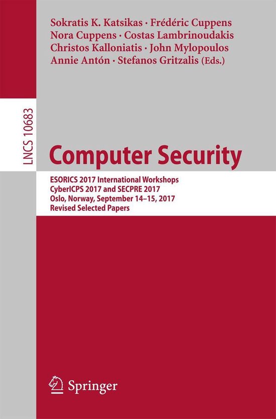 Springer Nature Proceedings Computer Science - Computer Secu ... - cover