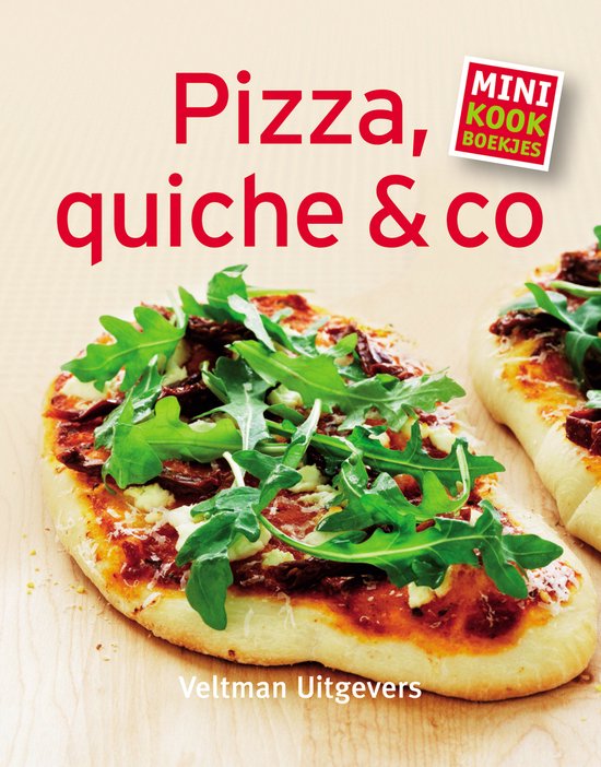 Mini kookboekjes  -   Pizza, quiche & co - cover