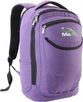 CabinMax Rugzak - Schooltas - Handbagage 21l - Laptoptas - Paars (DUBLIN P)