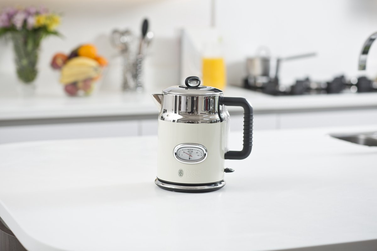 Russell Hobbs 21672-70 Retro Vintage Cream Waterkoker - Crème — afbeelding 6
