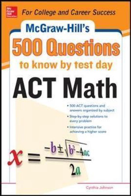 500 Act Math Ques To Know By Test Day - cover