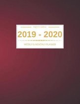 Pretty Simple 2019-2020 Weekly And Monthly Planner