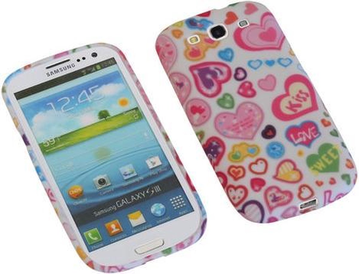 Kiss TPU back case cover hoesje voor Samsung Galaxy S3 I9300