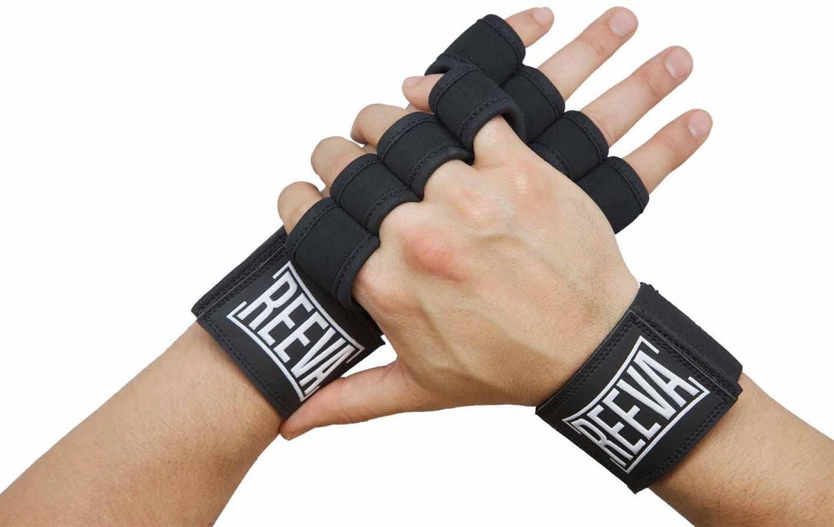 Reeva Fitness Handschoenen 1.0 - crossfit handschoenen - geschikt voor fitness en crossfit - small (S)