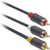 Konig Tulp composiet audio video kabel - 2 meter