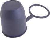 Trekhaakdop - PVC Zwart met Ring - Trekhaak bescherming - Beschermkap - Afdekkapje
