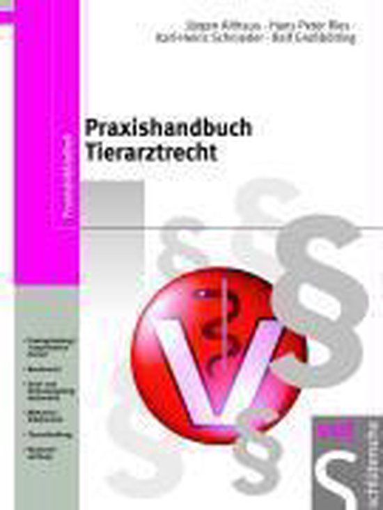 Praxishandbuch Tierarztrecht - cover