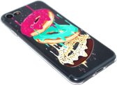 Donuts siliconen hoesje Geschikt voor iPhone SE (2022/ 2020)/ 8/ 7