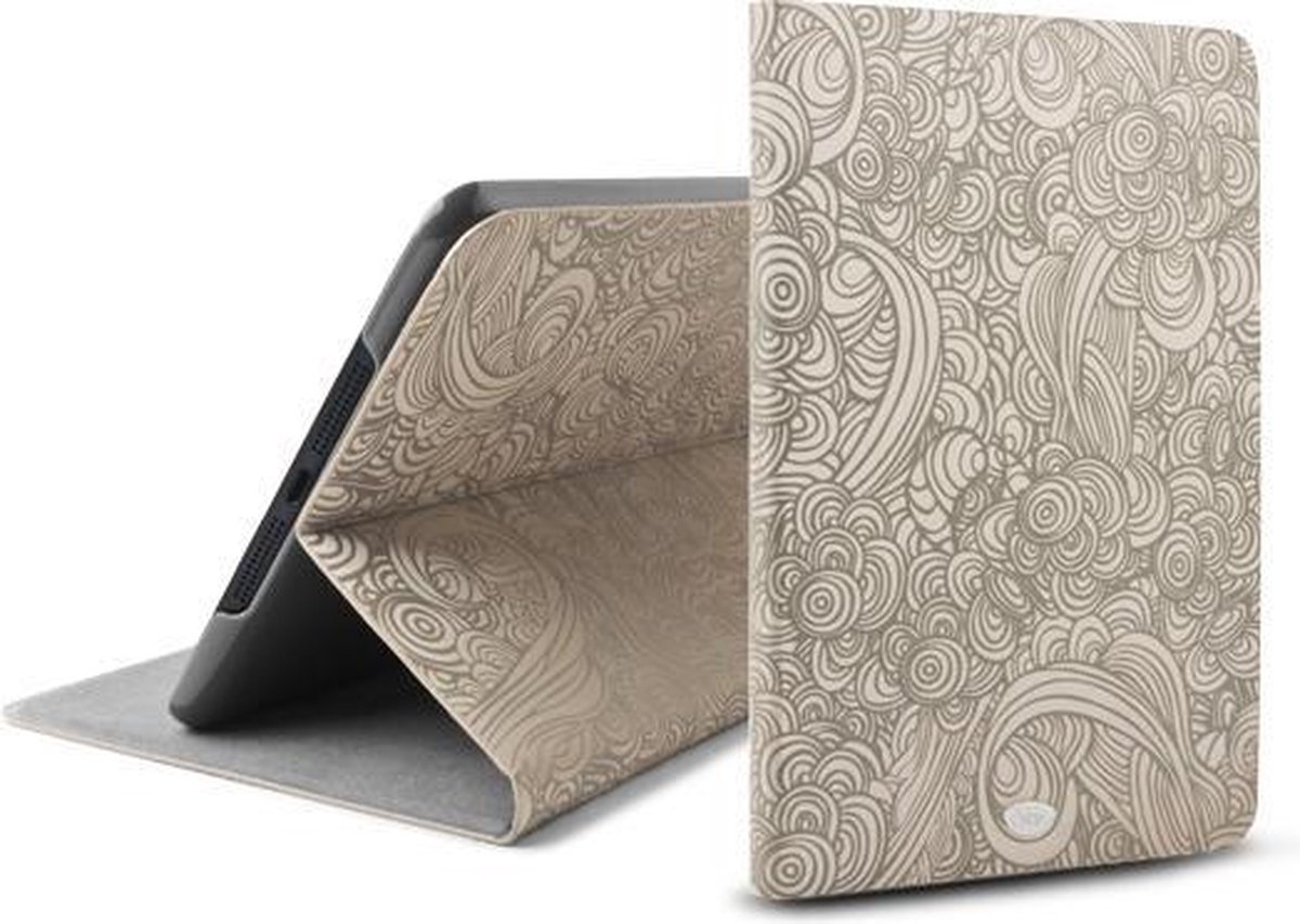 Custodia in plastica iSkin Vibes (Swirl) per iPad Mini beige