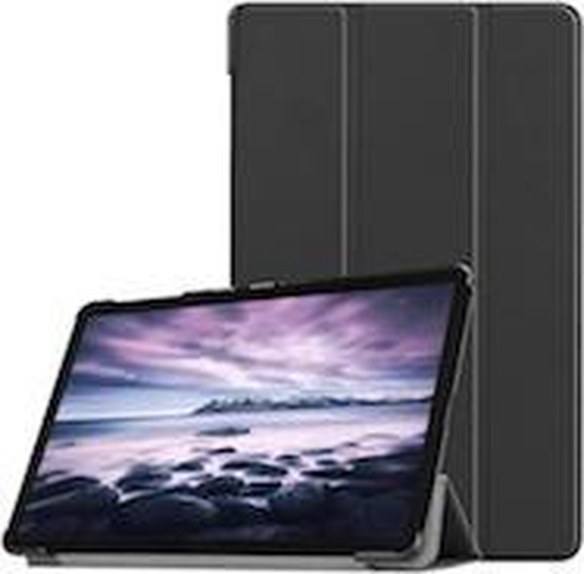 Tablet2you - Samsung Galaxy Tab A 2018 10.5 - smart cover - hoes - Zwart - T590 - T595 - Tabet2you