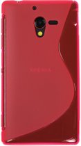 Sony Xperia ZL Silicone Case s-style hoesje Roze