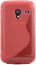 Samsung Galaxy Ace Plus S7500 Silicone Case s-style hoesje Roze