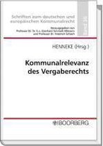 Kommunalrelevanz des Vergaberechts