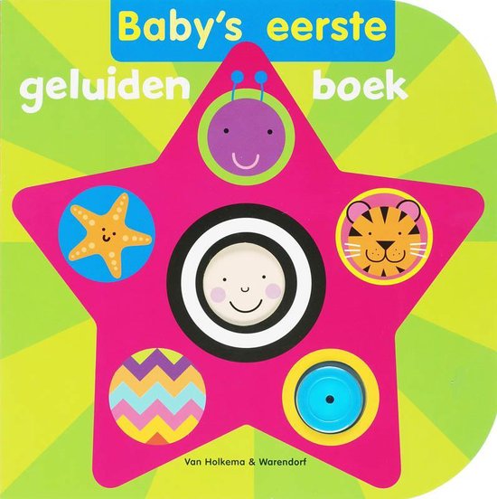 Cover van het boek 'Baby's eerste geluidenboek'