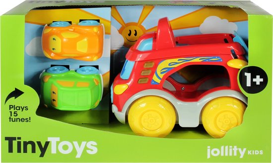 Tommy Transporter en vrienden - vrachtwagen- Tiny Toys van TOM. — afbeelding 2