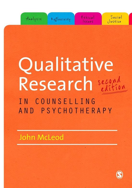 Qualitative Research in Counselling and Psychotherapy (ebook), McLeod