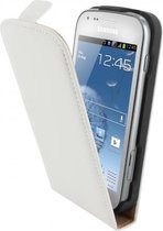 Mobiparts Premium Flip Case Sam Galaxy S Duos/Trend (Plus) White