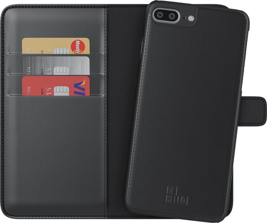 BeHello iPhone 8 Plus / 7 Plus / 6S Plus / 6 Plus 2-in-1 Wallet Case Black