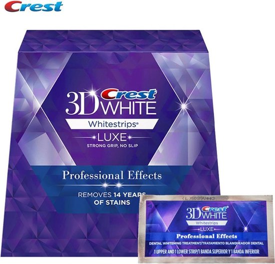 3D CREST White Luxe Whitestrips Professional Effects ...