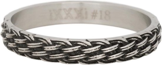 iXXXi Vulring 4mm Lucky Knot Zilverkleurig - maat 19