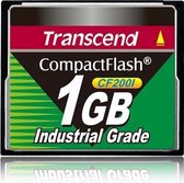 Transcend TS1GCF200I flashgeheugen 1 GB CompactFlash SLC