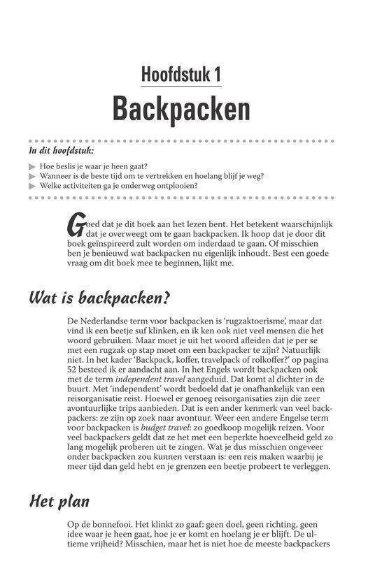 Voor Dummies - Backpacken voor Dummies
