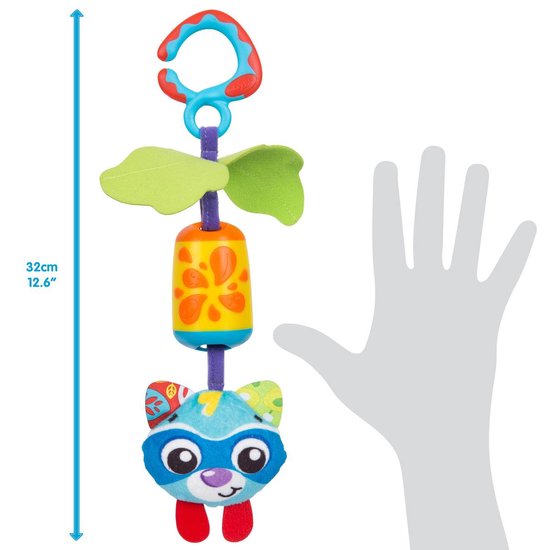 Playgro Chime Rocky Wasbeer Hangspeeltje - Kinderwagen accessoire - Wandelwagenspeeltje van Playgro — afbeelding 5